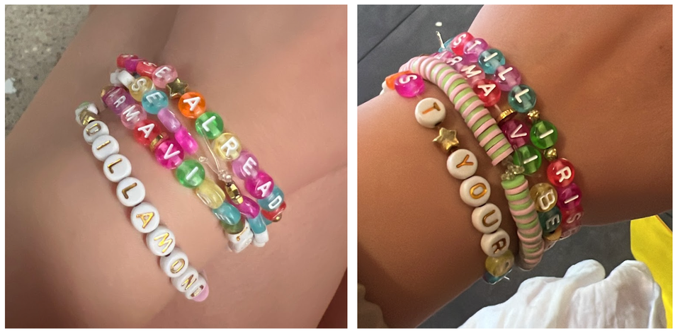 Affirmations around my wrist